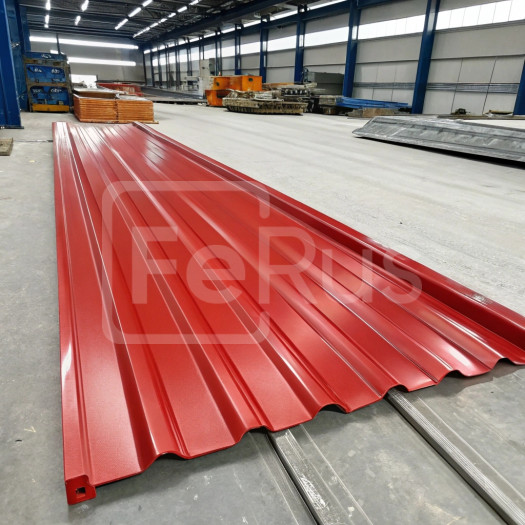 Профнастил С10 полиэстер (Zn100-180) 0,55х1100х1200 мм, RAL 3009