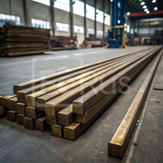 Квадрат бронзовый 16 мм БрАМц9-2 ТУ 48-21-289-73