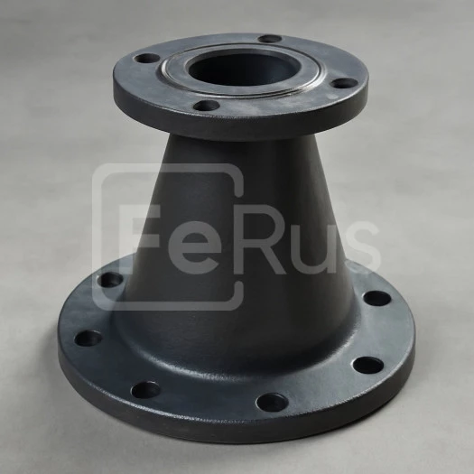 Переход чугунный фланцевый ХФ 300х250 мм ГОСТ 5525-88