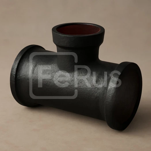 Тройник раструбный чугунный ТР 250х80 мм ГОСТ 5525-88